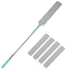 床底清扫神器家用除尘掸子缝隙清扫新款伸缩杆超薄拖把静电除尘扫