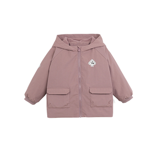 【新年限定】whitewheat儿童25冬季新款男女童摇粒绒三合一外套厚