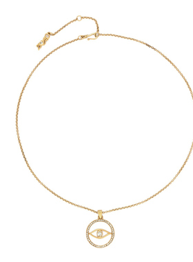 新款欧美风小众设计恶魔之眼项链