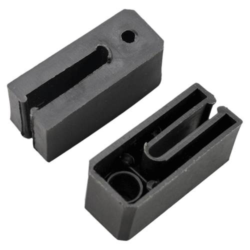 828型铝合金门窗附挡推拉窗护挡塑料副挡限位块平移窗户滑轮付挡