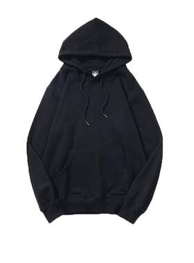 纯色bf风加厚加绒情侣装连帽