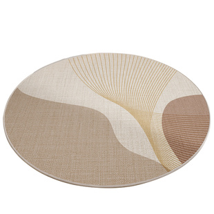 圆形地毯卧室电脑椅子地垫客厅沙发茶几毯书房转椅脚垫梳妆台垫子