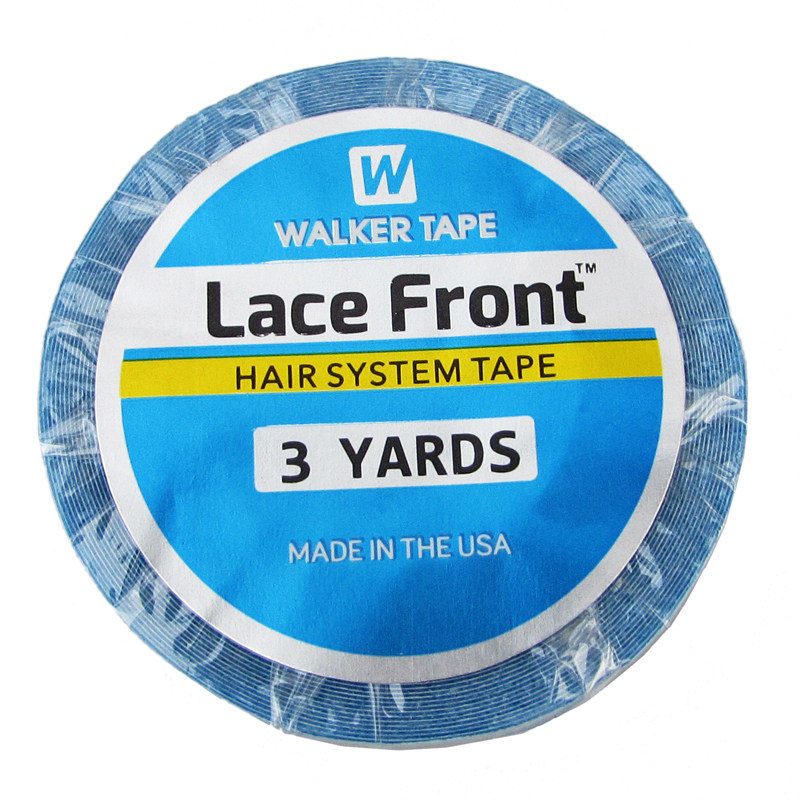 美国蓝胶假发双面胶无痕接发替换胶片Lace Front Supprot0.8x3码