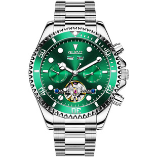 绿水鬼正品瑞士名牌男士手表男款大表盘劳力机械表全自动防水十大