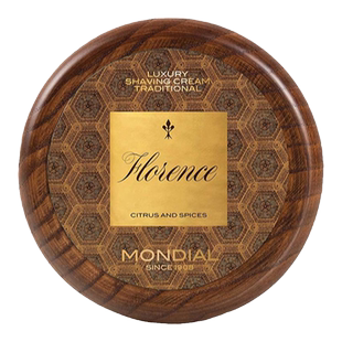 意大利MONDIAL1908 男士剃须皂棒温和泡沫檀香型手动湿剃橡木礼物