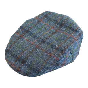 卡萌莎 美式复古NEWSBOY CAP前进帽男女英伦鸭舌帽Harris花呢帽子