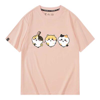 休闲宽松纯棉情侣短袖