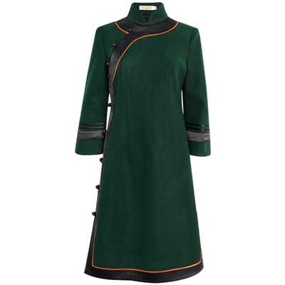 唐装女冬装中式复古开襟盘扣