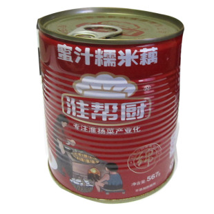 糯米藕桂花糖藕蜜汁莲藕糖藕片567g罐装熟食淮帮厨淮安特产