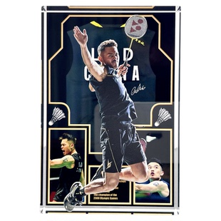 羽毛球林丹运动员周边桌面装饰摆件亚克力水晶砖志田千阳