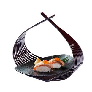 手提盛器塑料时尚水果篮炸物篮小吃糕点篮天妇罗篮寿司桶寿司盘篮