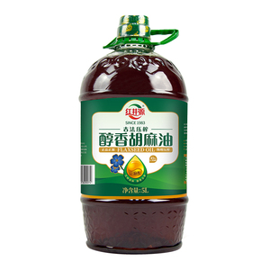 红井源醇香胡麻油正宗内蒙古胡麻油5L食用亚麻籽油月子油高亚麻酸