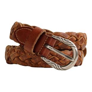 马登工装复古编织植鞣牛皮真皮腰带阿美咔叽配饰带头针扣皮带男女