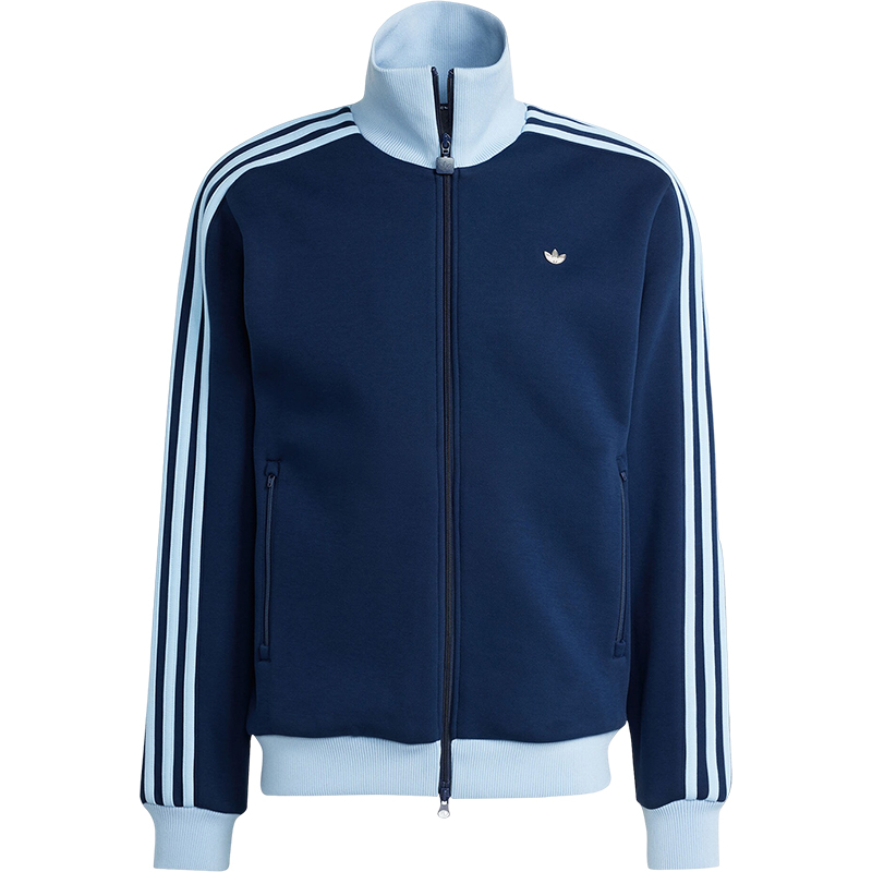 Adidas/阿迪达斯正品三叶草男士拼接宽松休闲针织外套JC6354