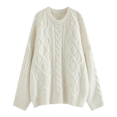 圆领纯色加厚毛衣女秋冬韩系上衣