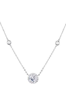 银镀项链PRINGXY莫桑石女