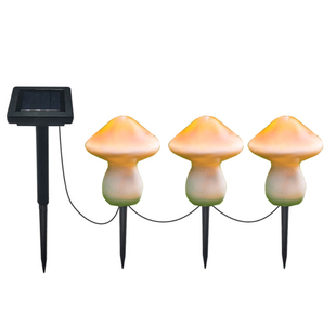 太阳能蘑菇灯户外庭院阳台花园布置顶楼露台新款草坪插地面装饰灯