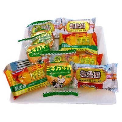 万年青椒盐香葱皇三牛饼干多口味