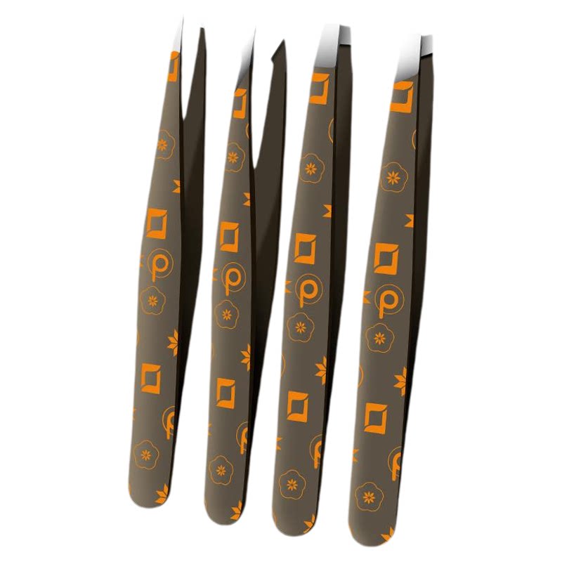 德系眉夹镊子拔毛钳眉毛夹高精密眉钳不锈钢夹子拔白头发胡子神器