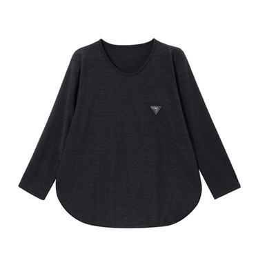 特大码春秋长袖弹力·针织衫上衣