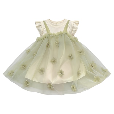 【甜美休闲】女童夏装洋气连衣裙