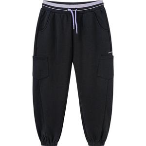 巴拉巴拉女童加绒卫裤中大童宝宝运动裤秋冬款童装儿童休闲裤子厚