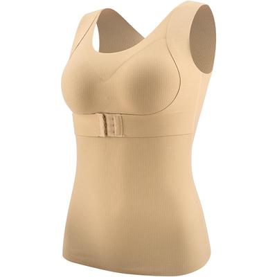 婷美保暖背心女士无痕打底