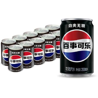 百事可乐迷你罐气泡丰富劲爽