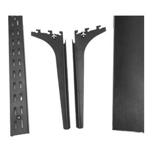 AA柱上墙置物架 墙上壁挂书架展示架客厅陈列架 可调节储物间阳台