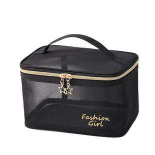 化妆包女2025新款网纱透明旅行洗漱包化妆品便携收纳包化妆袋包包