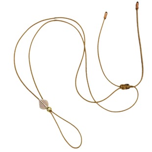 手工编织叶子挂坠绳DIY黄金玉石蜜蜡项链挂绳女吊坠项链锁骨绳子