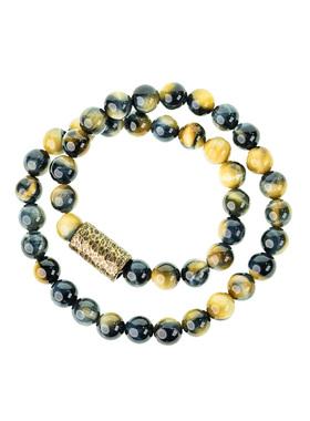 天然虎眼石个性百搭复古手串