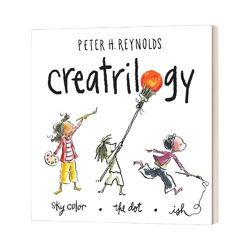 英文原版 Peter Reynolds Creatrilogy Box Set Dot Ish Sky Color 彼得 雷诺兹 创造三部曲套装 精装 英文版 进口英语原版书籍