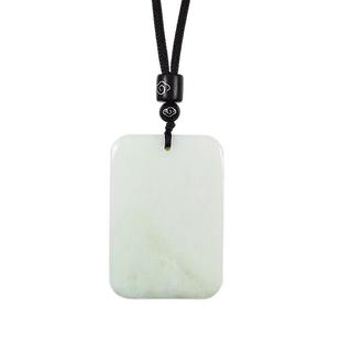 正品陕西蓝田玉平安无事牌吊坠西安景区同款大小尺寸可选男女款