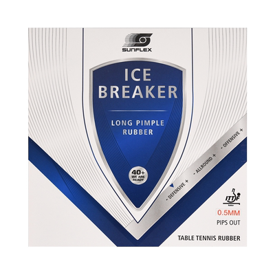 SUNFLEX乒乓球胶皮破冰者长胶