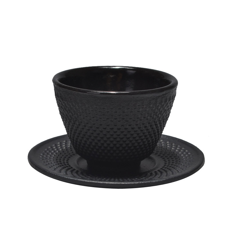 典工堂圆点铁杯铸铁复古风茶杯子