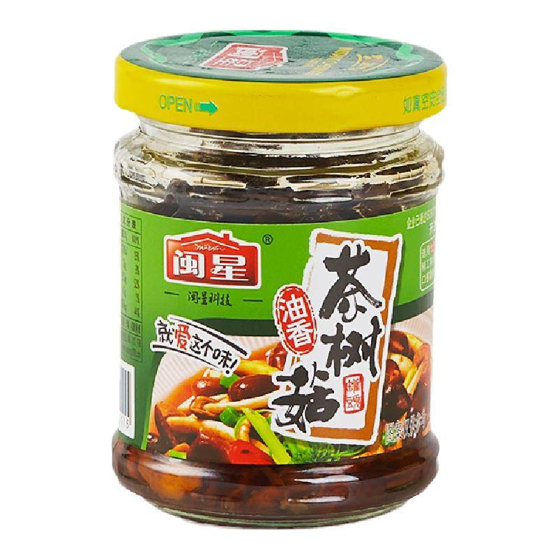 闽星油香即食茶树菇130g拌饭菜