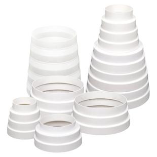 抽油烟机塑料变径圈180转160转换接头接变径管PVC管排烟管变径器