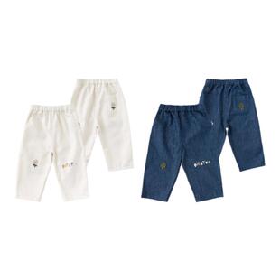 【软牛仔】幼歌婴幼儿2025新款森系直筒牛仔裤柔软时髦百搭萝卜裤