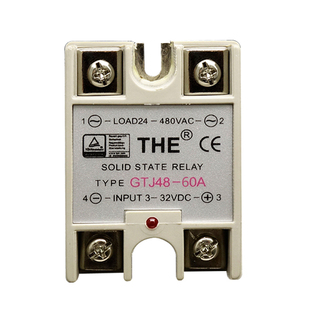 THE固态静音继电器 GTJ48-60A 输入 3V-30V输出 24V-480VAC