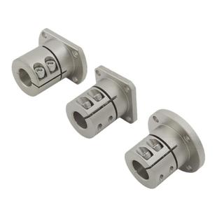 光轴固定座轴支座导向GBL22 21 02圆型双切轴镀镍法兰轴承支撑座