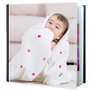 高端水晶宝宝相册写真精修入册儿童成长记录艺术照纪念册