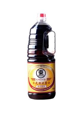日本料理东一浓口酱油寿司调料酱油大瓶日式浓口酿造酱油1.8L包邮