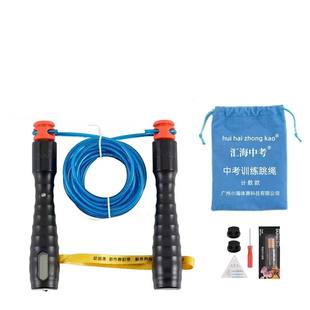 正品汇海体测中考跳绳钢丝电子初中学生专用计数计时考试体育训练