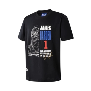 NBA官方正品秋季哈登杜兰特哈利伯顿步行者球星限定系列短袖T恤