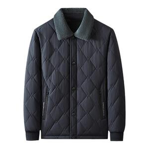 棉衣男士冬季加绒加厚爸爸冬装外套中老年人爷爷外穿棉服内胆棉袄