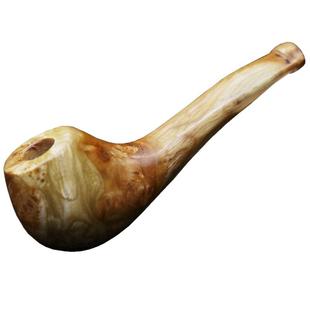 麻梨实木烟斗小号手工木质斗纯木老式旱烟便携烟丝斗烟锅全木吸灸