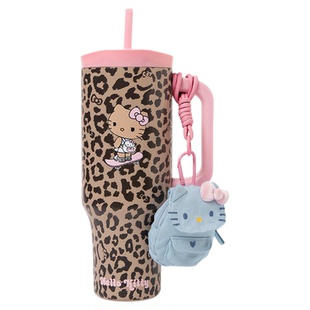 tbh野兽派家居三丽鸥Hello Kitty巨无霸保温杯吸管杯不锈钢保冷杯