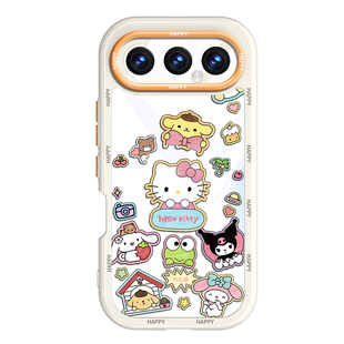 hellokitty适用华为荣耀500手机壳透明500pro保护套400外壳300镜头全包2025新款200防摔硅胶高级感专用系列女