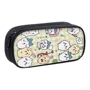 适用chiikawa乌萨奇笔袋大容量小学生文具袋2025新款卡通可爱女孩文具盒高中生铅笔袋幼儿园男孩初中生收纳袋